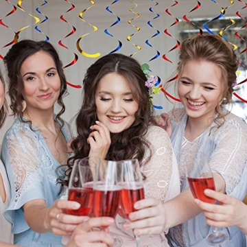 Nautical Hanging Swirls for Party Decor - 20 Pieces