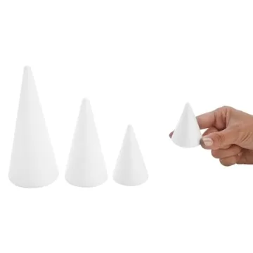 Craft with Bright Creations Foam Cones - Versatile Sizes & Fun!