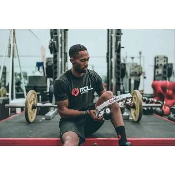 ROLL Recovery R8 Deep Tissue Massage Roller Alpine White