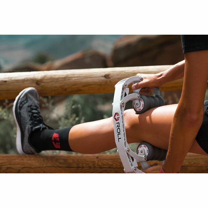 ROLL Recovery R8 Deep Tissue Massage Roller Alpine White