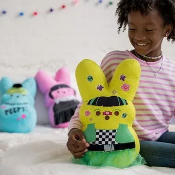 Shaggy Bunny Peeps Plush - 15 Inch Collectible Toy