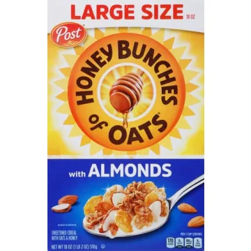 Honey Bunches of Oats Almonds Low Fat Whole Grain Cereal