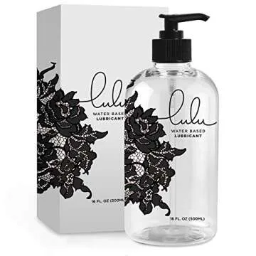 Lulu Natural Water Based Lubes. Personal Lubricant, Liquid Lube for Men, Women and Couples, Lubrican...