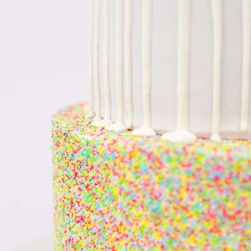 Vibrant Celebakes Tiny Pastel Nonpareils for Baking