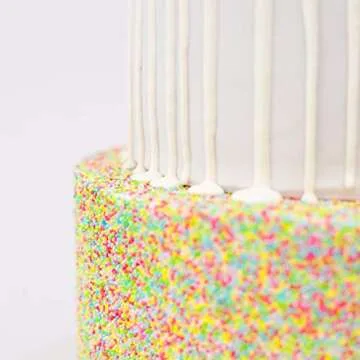 Vibrant Celebakes Tiny Pastel Nonpareils for Baking