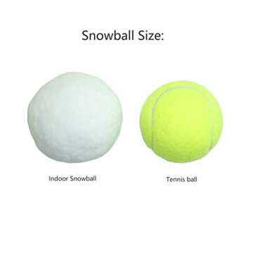 48 Pack Indoor Snowballs for Kids Snow Fight