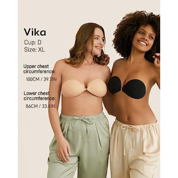 Niidor Adhesive Bra for Backless Dresses & More
