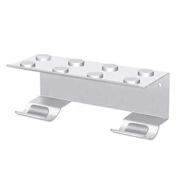 Buwico BUBM Wall Mount Holder for Dyson Airwrap Styler - Elegant Aluminum Storage Rack