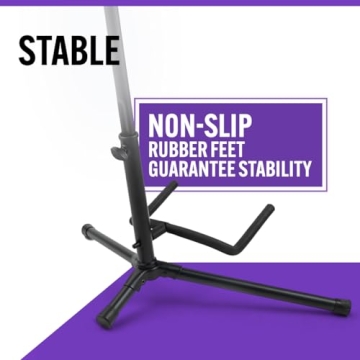 On-Stage XCG4 Black Tripod Guitar Stand, Single