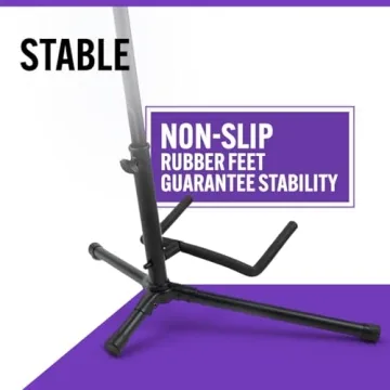 On-Stage XCG4 Black Tripod Guitar Stand, Single