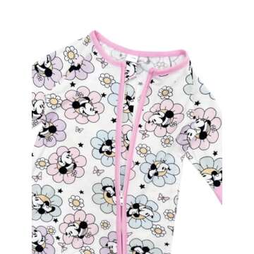 Bow Dream Baby Girl Clothing Footies Bamboo Rayon Baby Girl Clothes Baby Romper Jumpsuit Newborn-24 Months Pink Blue Flower Cartoon Mouse 1-3 Months