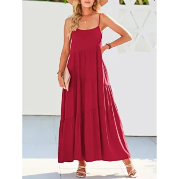 Stylish ANRABESS Women Summer Sundress for Beach Fun