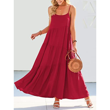 Stylish ANRABESS Women Summer Sundress for Beach Fun