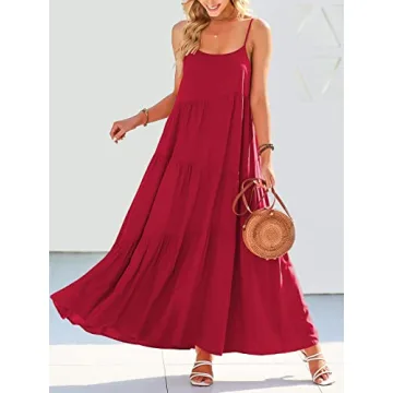 Stylish ANRABESS Women Summer Sundress for Beach Fun