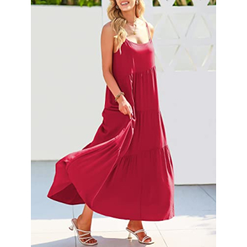 Stylish ANRABESS Women Summer Sundress for Beach Fun