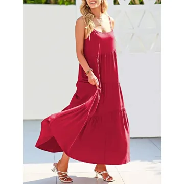 Stylish ANRABESS Women Summer Sundress for Beach Fun