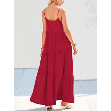 Stylish ANRABESS Women Summer Sundress for Beach Fun