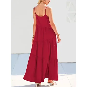 Stylish ANRABESS Women Summer Sundress for Beach Fun