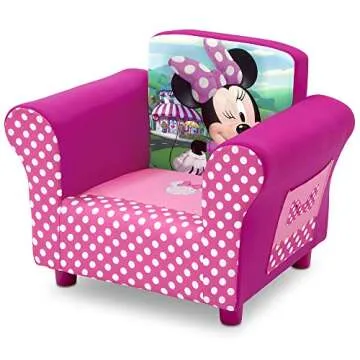 Delta Children Upholstered Chair, Disney Minnie Mouse