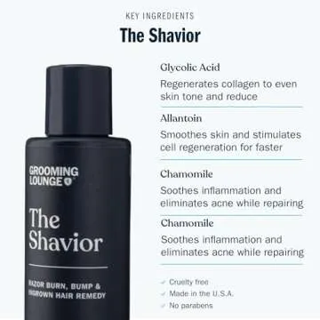 Grooming Lounge Shavior Post Shave Remedy for Men 3 oz