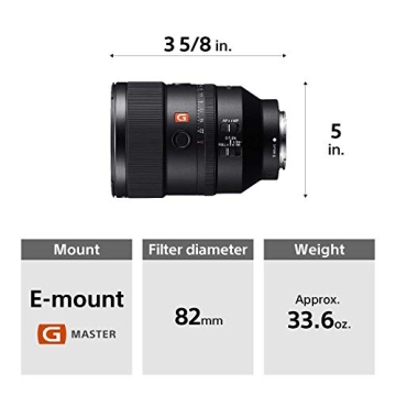 Sony 135mm F1.8 G Master Lens for Sony E-Mount