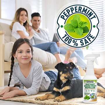 Peppermint Oil Bug Spray - Safe for Kids & Pets - 16 OZ