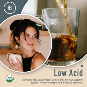 Healthy Bean Low Acid Espresso Coffee Beans - Organic Flavor