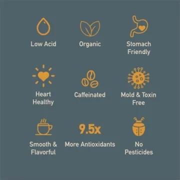 Healthy Bean Low Acid Espresso Coffee Beans - Organic Flavor