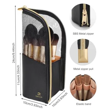MONSTINA Makeup Brush Organizer, High Capacity & Portable