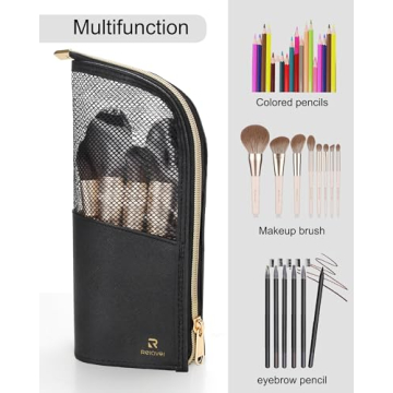 MONSTINA Makeup Brush Organizer, High Capacity & Portable