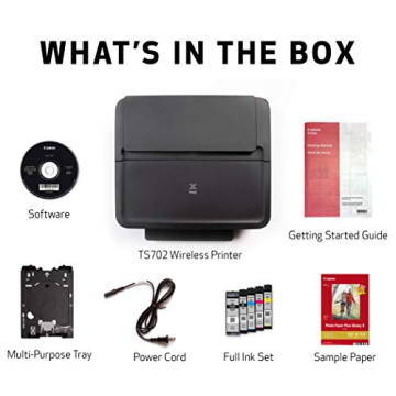 Canon PIXMA TS702 Wireless Printer with Mobile Printing