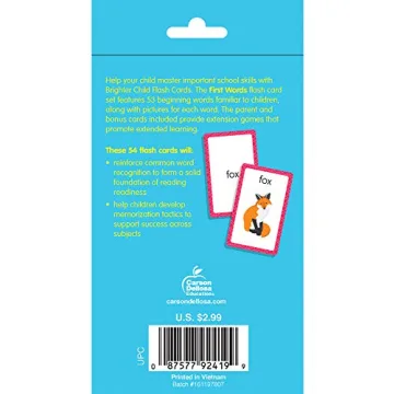 Carson Dellosa Sight Words Flash Cards for Toddlers
