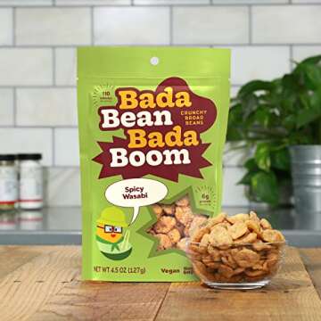 Crunchy Plant-Based Protein Snacks - Bada Bean Bada Boom