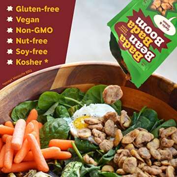 Crunchy Plant-Based Protein Snacks - Bada Bean Bada Boom