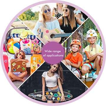 200 Pieces Inspirational Stickers Jesus Faith Stickers Waterproof Wisdom Words Decals Christian Stickers Verse Motivational Stickers for Water Bottle Car Skateboard Laptop Luggage