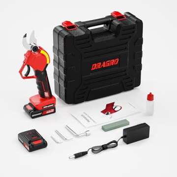 Dragro Electric Pruning Shears Professional Cordless Electric Pruning Battery Powered, Tree Branch P...