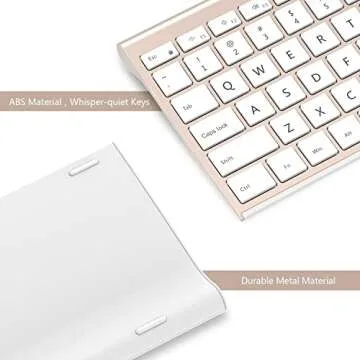 Ultra-Slim Wireless Keyboard and Mouse Combo for Windows