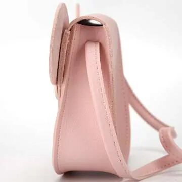 QiMing Little Mouse Ear Bow Crossbody Purse for Kids