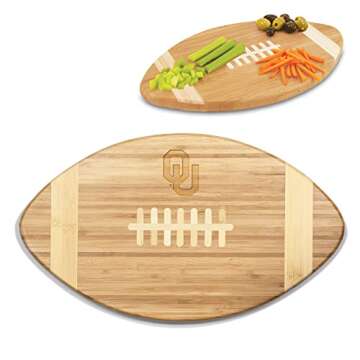 PICNIC TIME NCAA Alabama Crimson Tide Touchdown! Bamboo Cutting Board