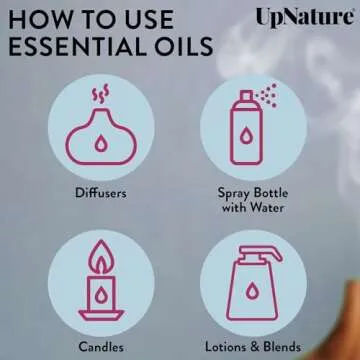 UpNature Dream Sleep Essential Oil - 2 Oz – Sleep Peacefully, Soothing Scent, Calming, Serenity - Undiluted, Non-GMO, Aromatherapy with Dropper