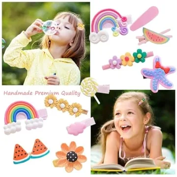 Cute Hair Clips Set for Girls - 28 PCS Accessories