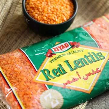 Ziyad Gourmet Red Lentils, Superfood, Ancient Grains, No Additives, No Preservatives, Great Source of Protein, 16 oz