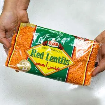 Ziyad Gourmet Red Lentils, Superfood, Ancient Grains, No Additives, No Preservatives, Great Source of Protein, 16 oz