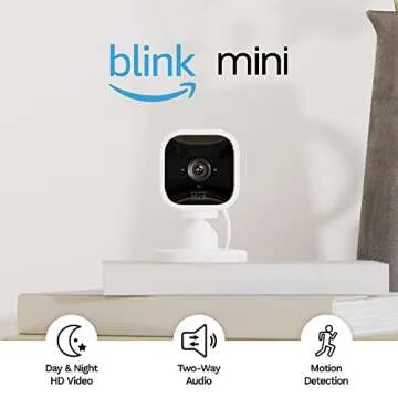 Blink Mini Indoor Security Camera with Smart Features