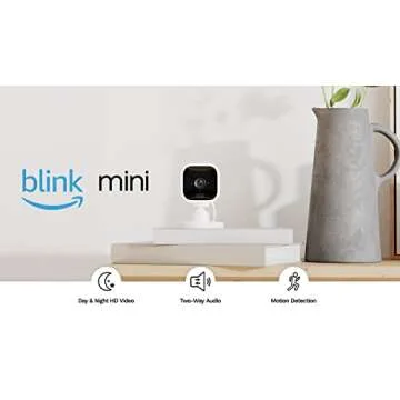 Blink Mini Indoor Security Camera with Smart Features