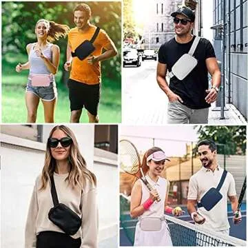 Szkiuqe Mini Fanny Pack - Stylish Waterproof Belt Bag