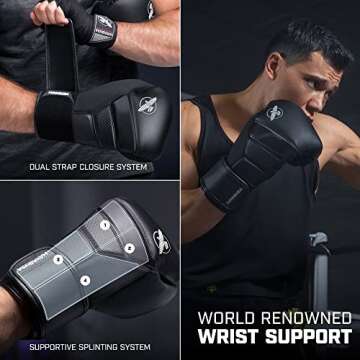 Hayabusa T3 Boxing Gloves - Superior Wrist Support & Protection
