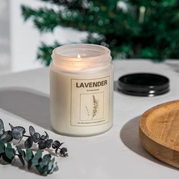 Lavender and Vanilla Candles for Relaxation and Gifts