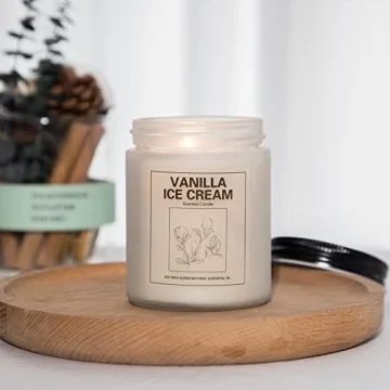 Lavender and Vanilla Candles for Relaxation and Gifts