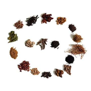 Yogi’s Gift | Ayurvedic Herbal Hair Oil Mix | 75 g x 2 packs | 18 Essential Herbs For Growth | 100% Natural Product Of India